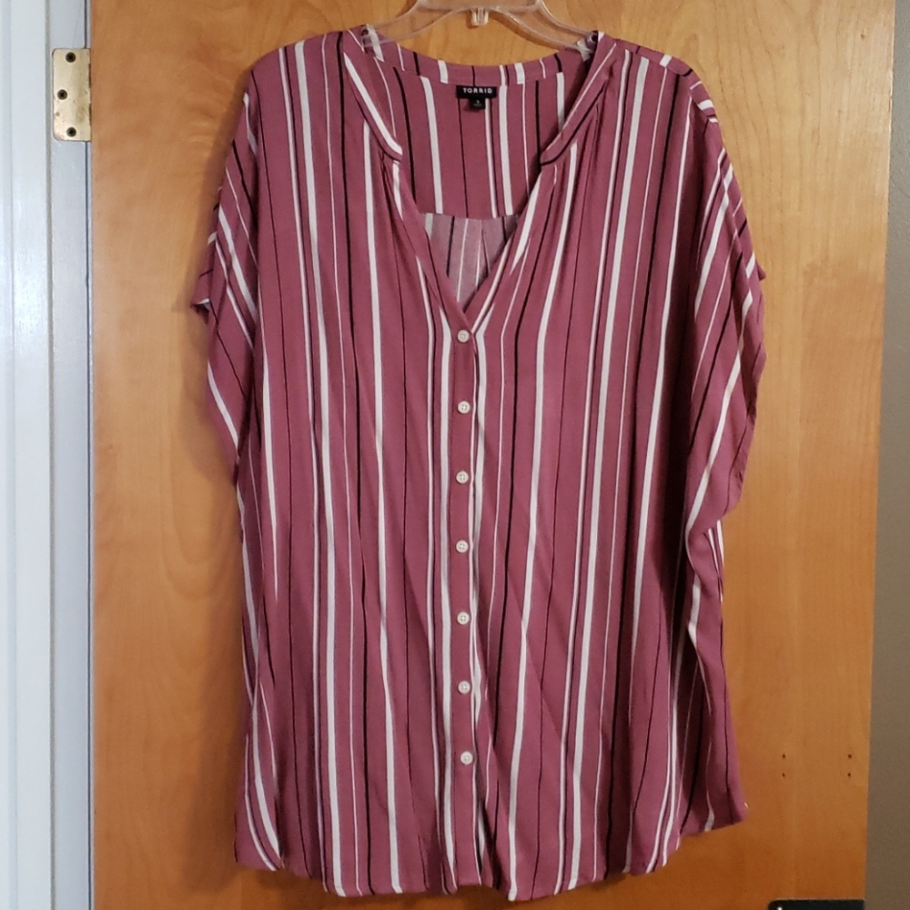 Torrid Button Down Top - image 1